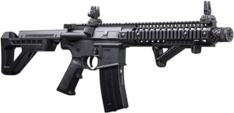 Full Auto SBR CO2-Powered BB Air Gun with Dual Action Capability