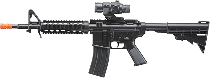 D99 LPEG Full-Auto M4 RIS AEG Airsoft Rifle w/Scope, Battery and Charger Included