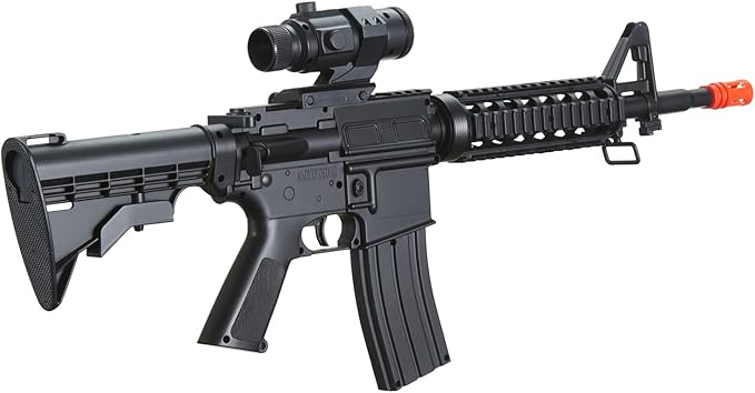 D99 LPEG Full-Auto M4 RIS AEG Airsoft Rifle w/Scope, Battery and Charger Included